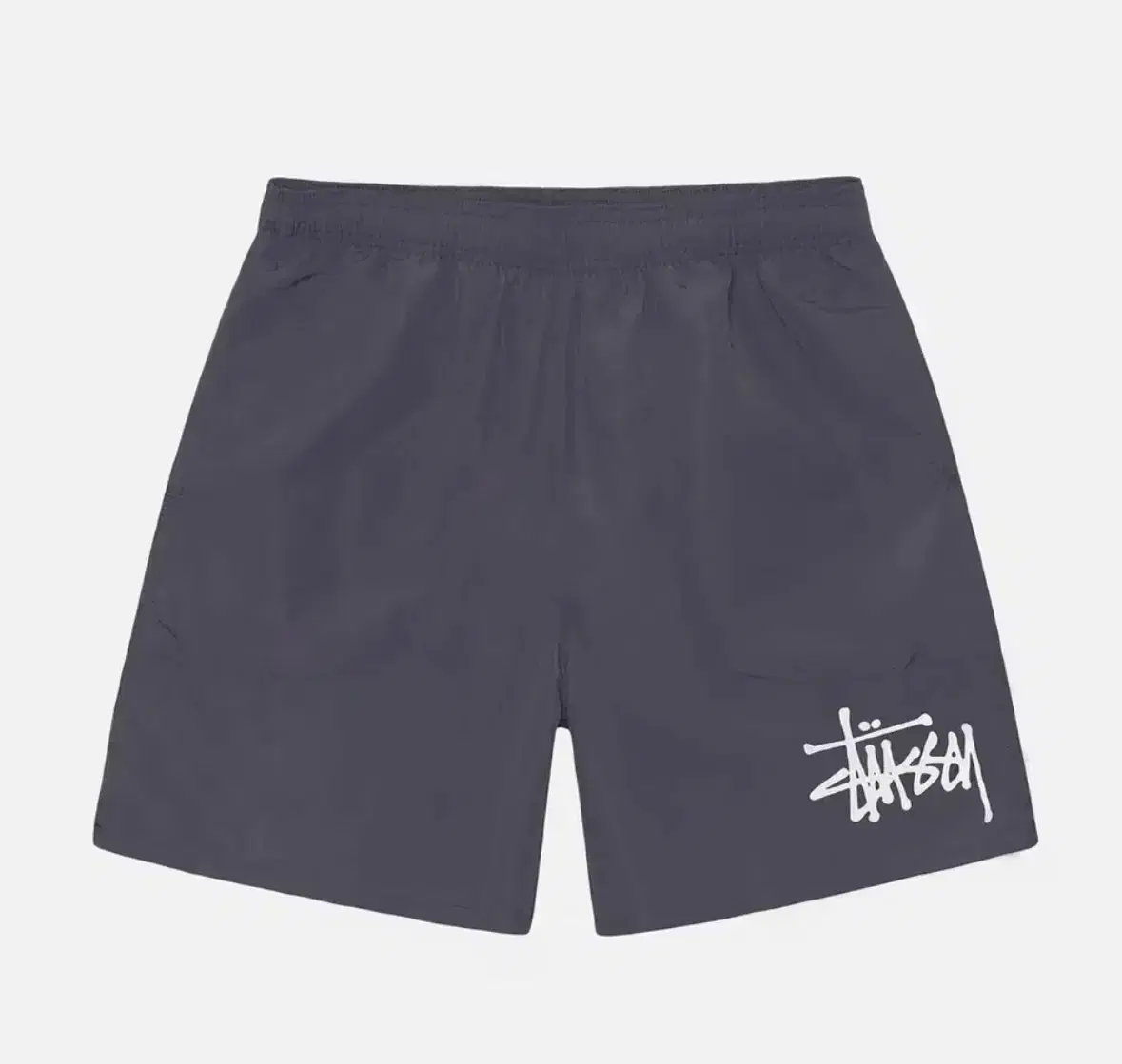 [L] Stussy Water Shorts Big Basic Greystone