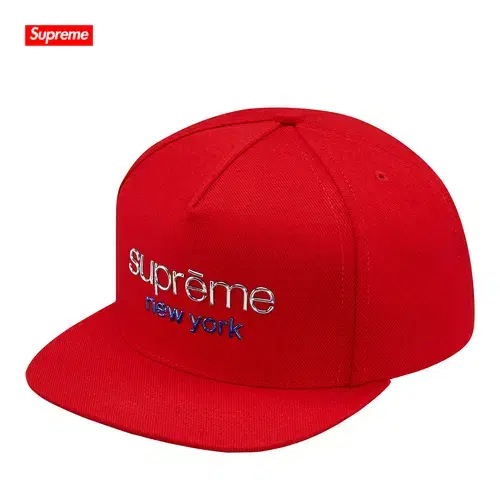 슈프림 크롬 클래식 로고 5패널 | Supreme Classic Logo