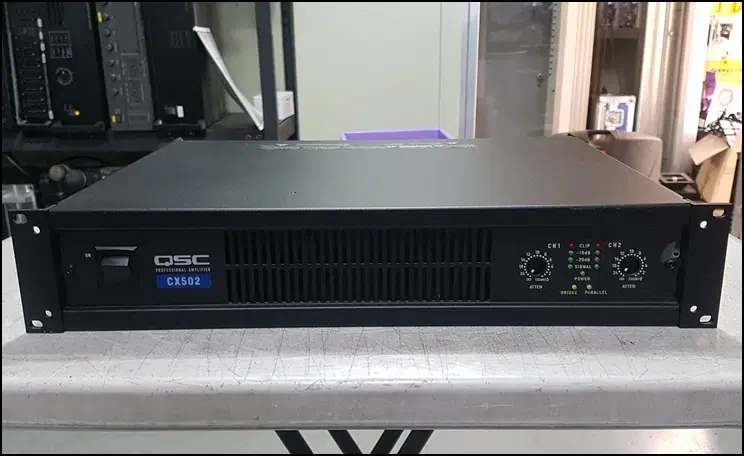 QSC CX502 중고 파워앰프 (4옴 500W + 500W)