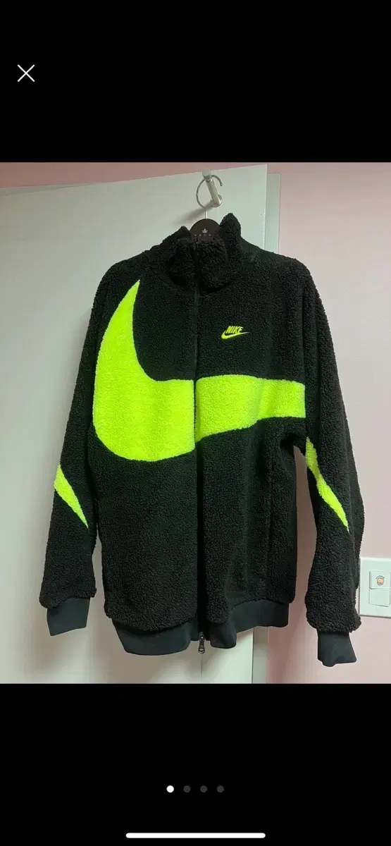 Nike Big Swoosh Jacket Black Fluorescent