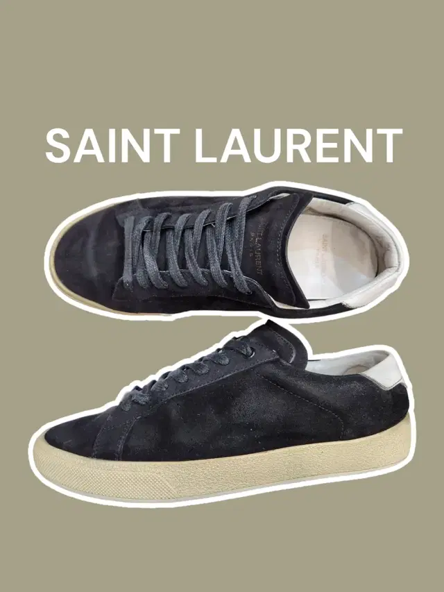 [40-255] SAINTLAURENT 생로랑 스니커즈 / 감정서포함