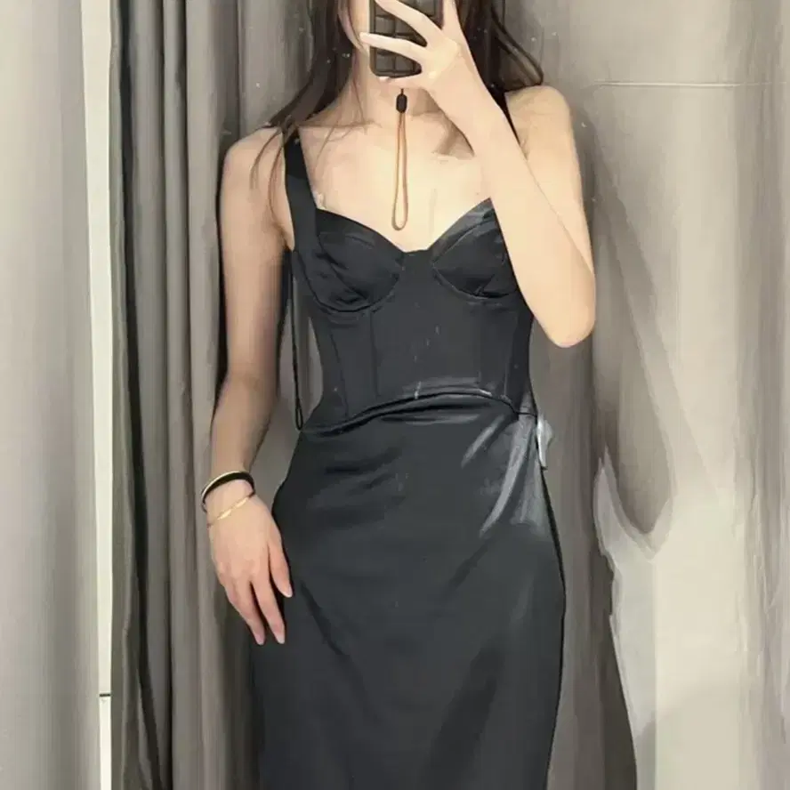 zara 자라 새틴 코르셋 미디 원피스 89000-49000 새상품