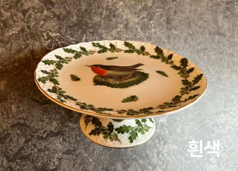 14.3cm/네덜란드 빈티지 Meander 컴포트 접시