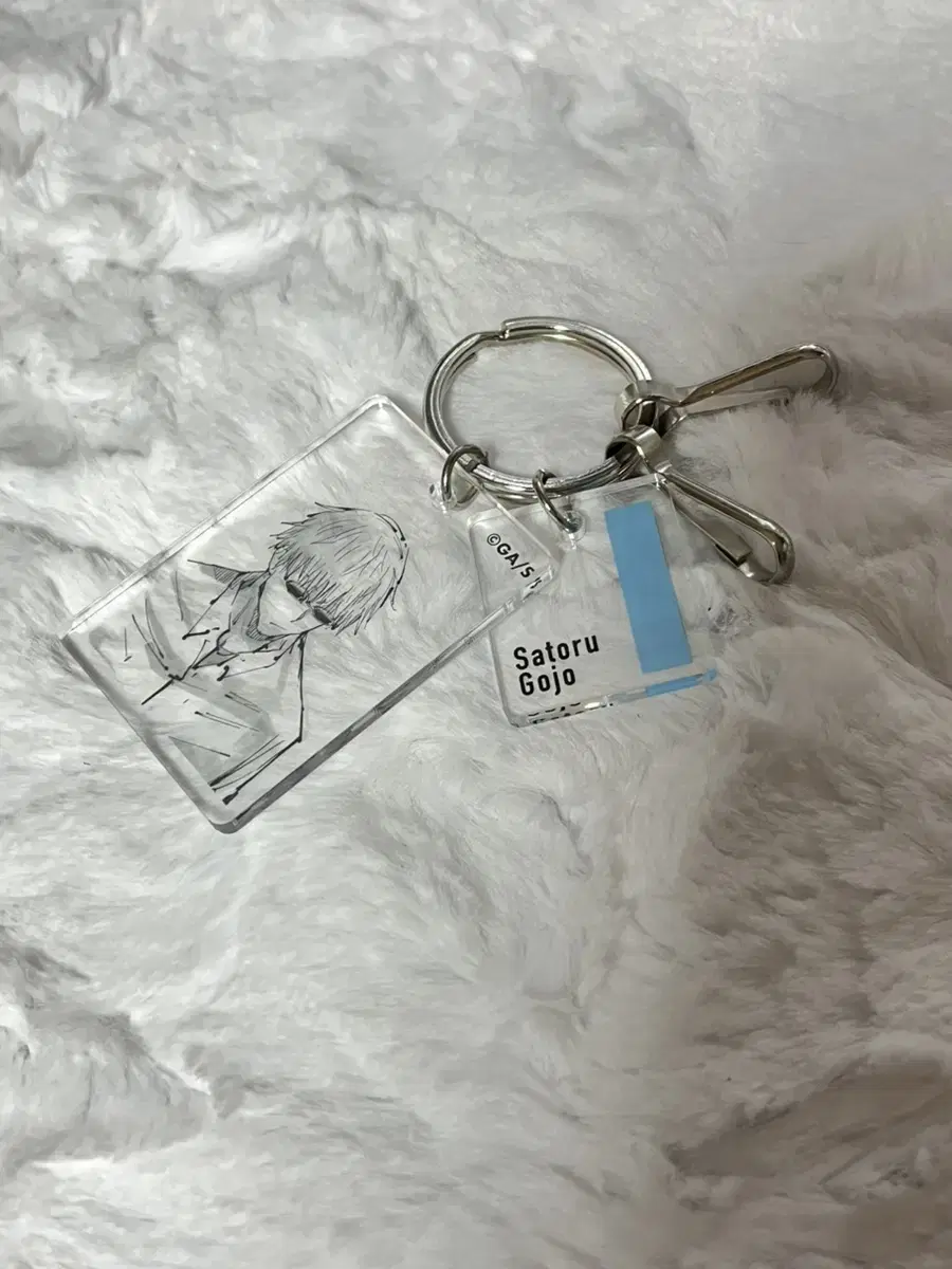 Zuu Spinning Gojo Original Acrylic Keychain Ring