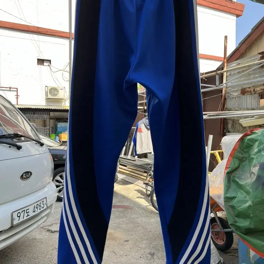 아디다스 파이어버드 셋업 2XL 블루 Adidas