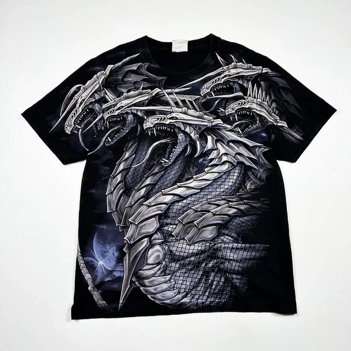 (L) JPN Japan Vintage Dragon Graphic Rock Vahn Short Sleeve Tee