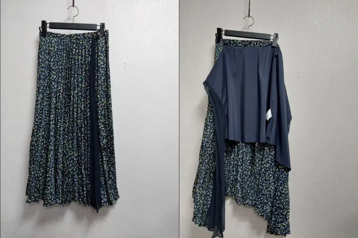 Japan UNTITLED Accordion Pleated Wrap Long Skirt Not Worn 27