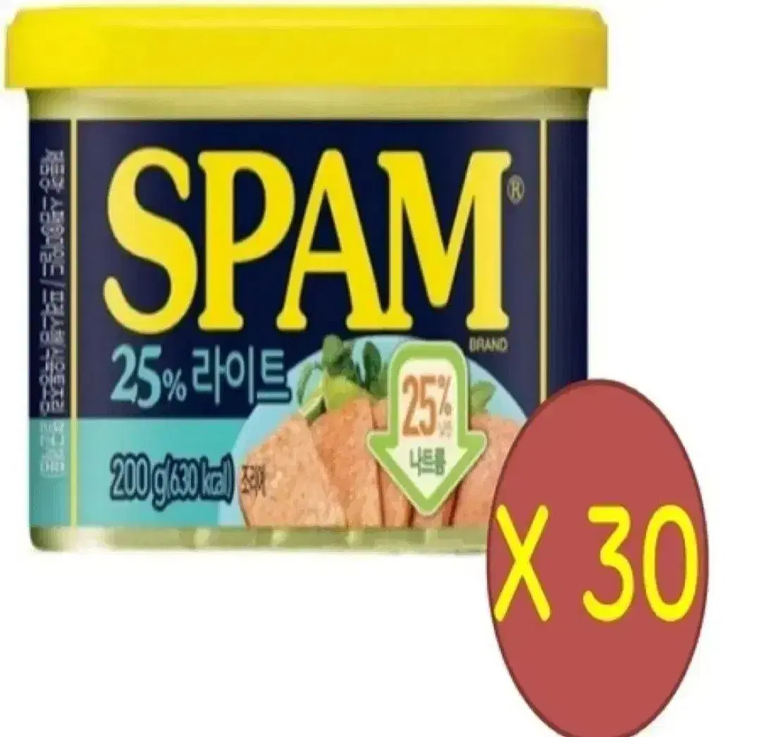 스팸라이트200GX30캔 1캔 2249원단가 10캔기준22490원무배단가