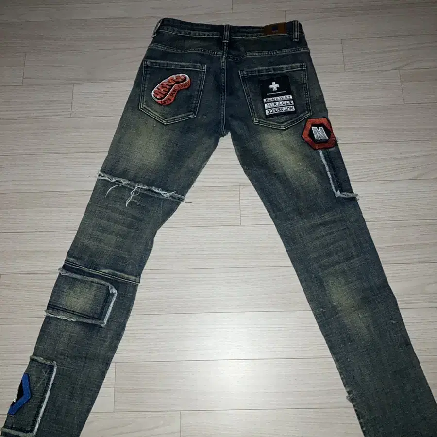 sosoo jeans 1971 빈티지 패치워크 데님