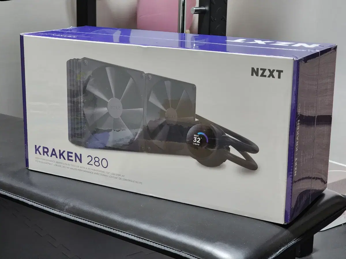 NZXT 수냉쿨러 크라켄 280 새상품 풀박스