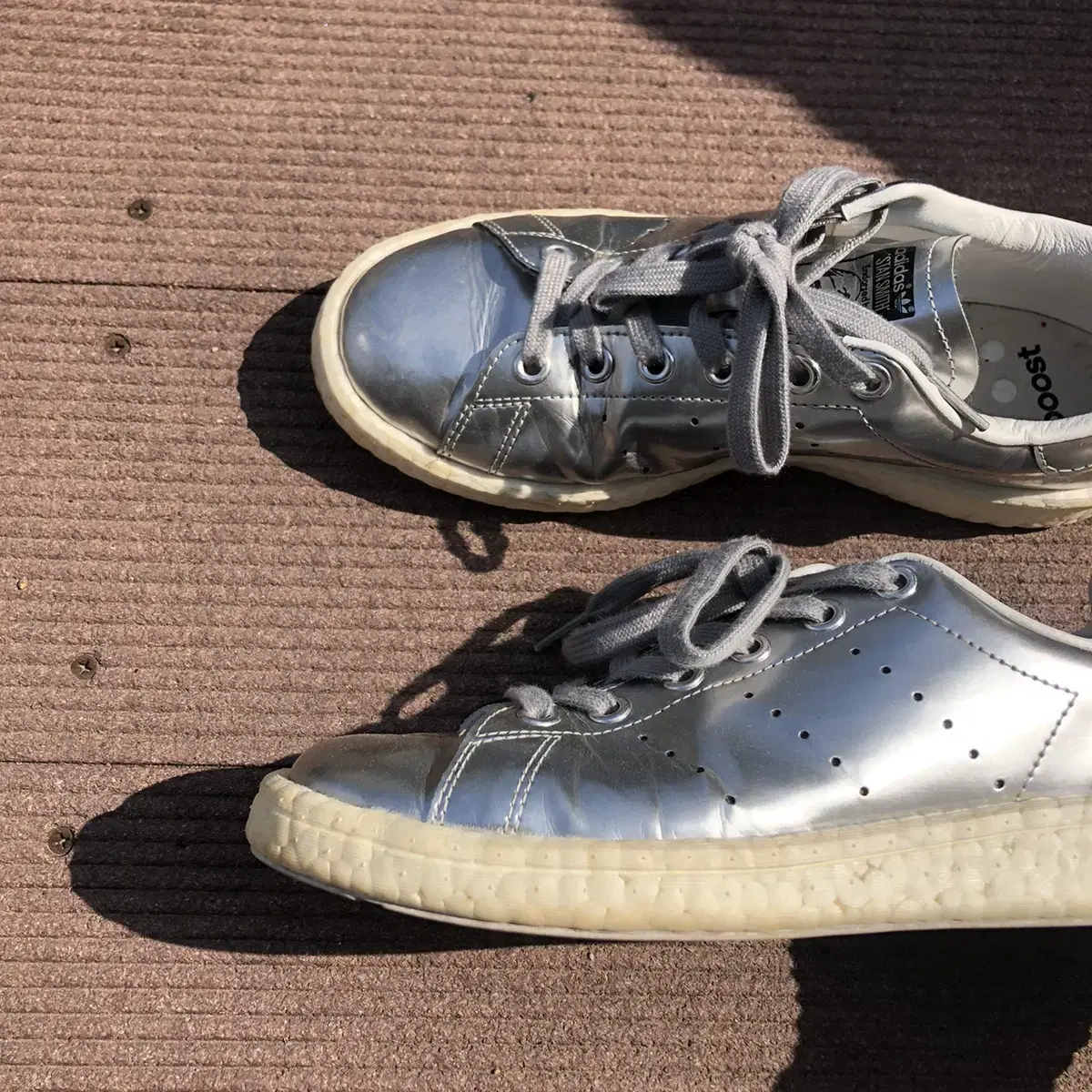 Vintage Adidas Stan Smith Metal Silver