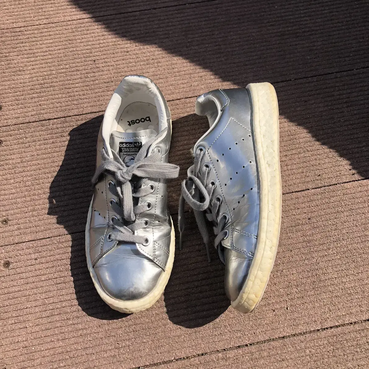 Vintage Adidas Stan Smith Metal Silver