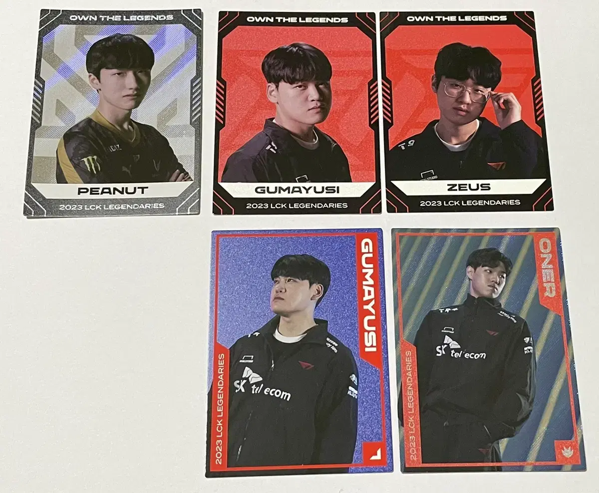 LCK Legendaries Photo Card Peanut Zeus Owner Yushi Kuma