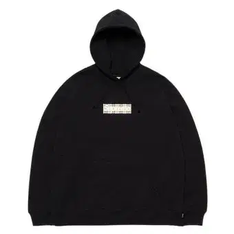 Supreme Burberry Box Logo Hoodie Black size S