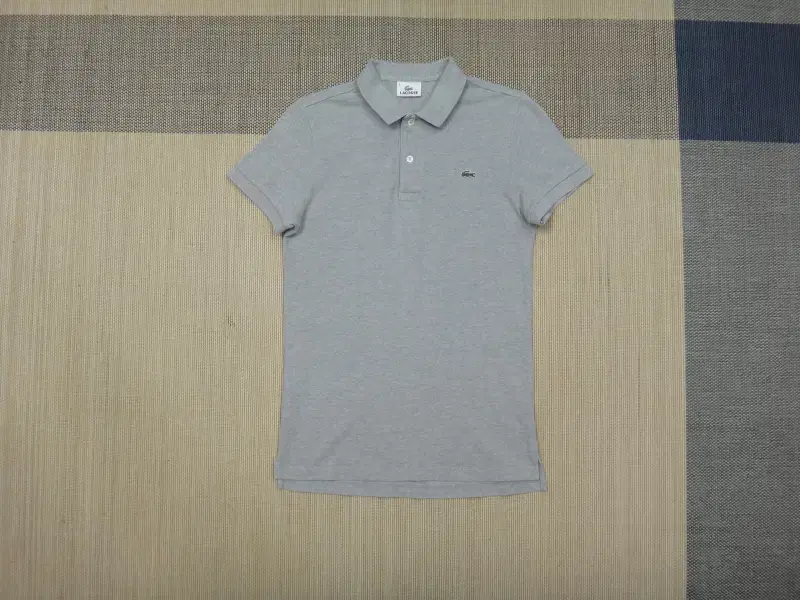 (M/95) Lacoste gray kara short-sleeved cotton T-shirt