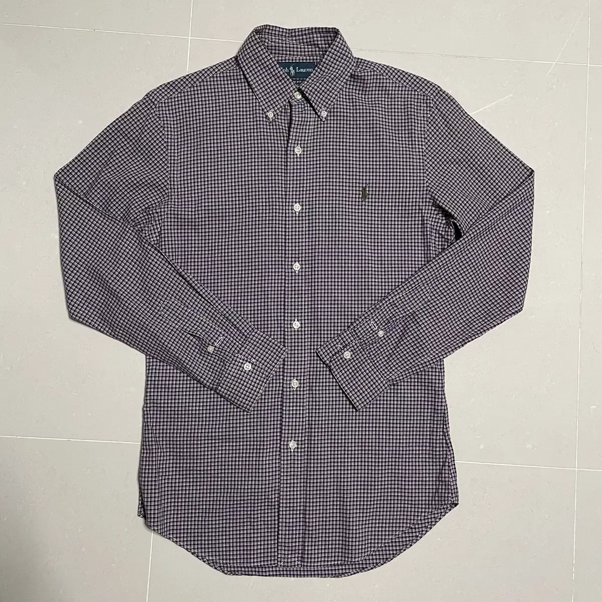 Genuine Polo Ralph Lauren Purple Check Shirt