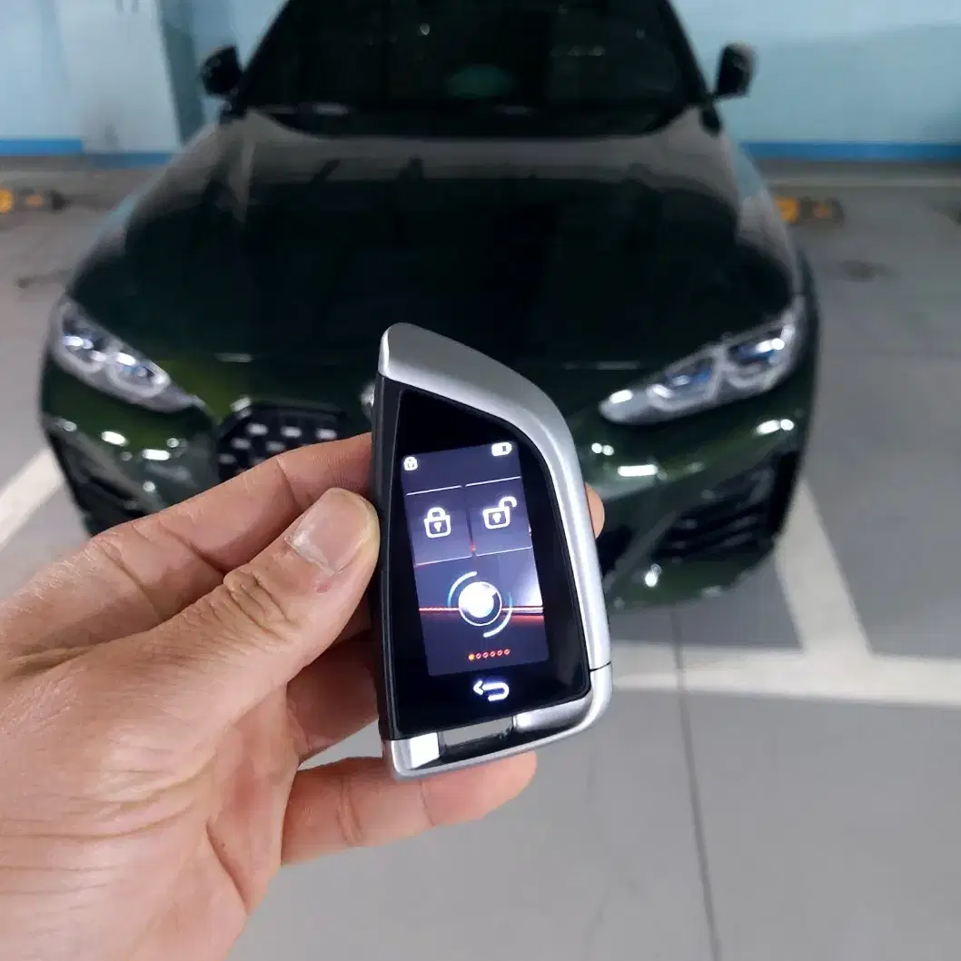 광양시 BMW 깡통 자동차키에서 신형 풀옵션 LCD 디지털키 신품개조