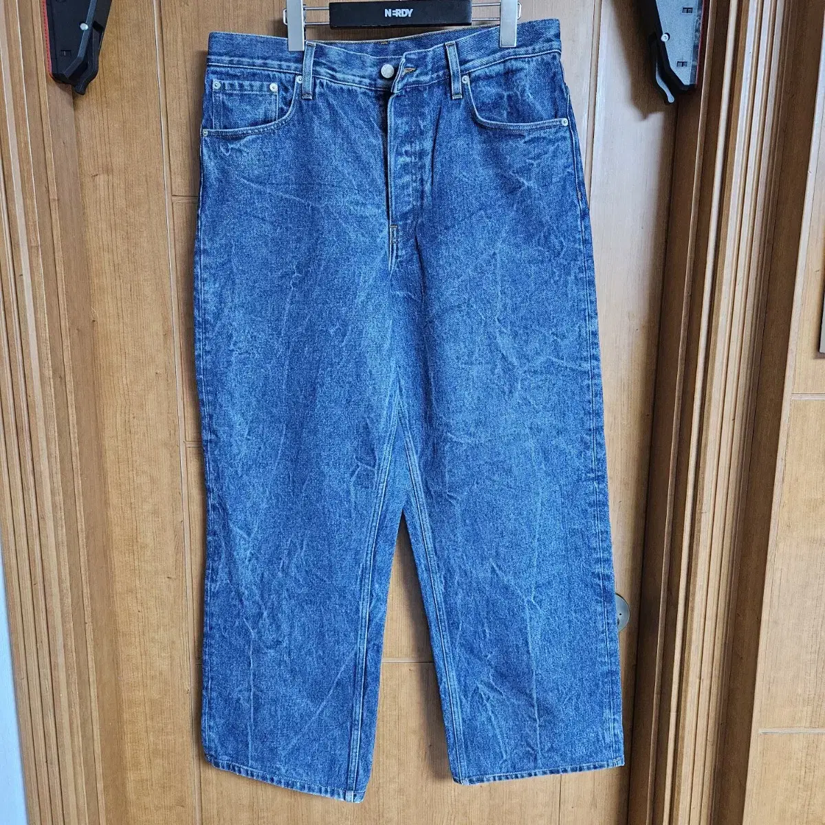 Dries Van Noten Denim Straight Pants 34