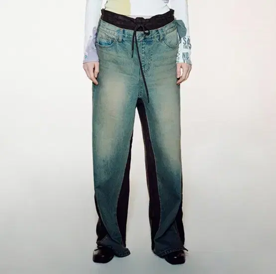 오픈와이와이 front jean corduroy pants (brown)