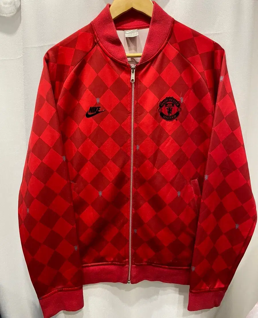 [M/Unavailable] Nike Argyle Multilogo Man U Football Tracktop Jersey