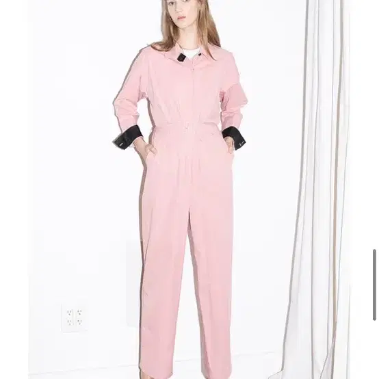 앤유 점프수트 SAINT HONORE Jumpsuit (Baby pink