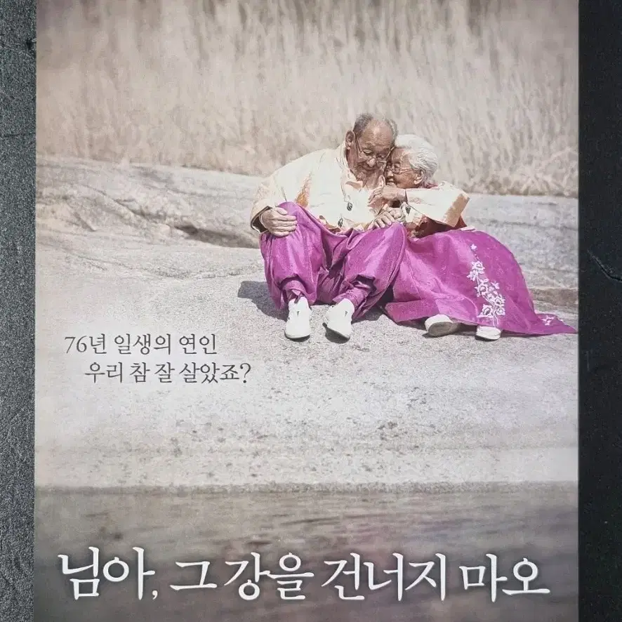 [영화팜플렛] 님아그강을건너지마오 (2014) 한국영화 영화전단지