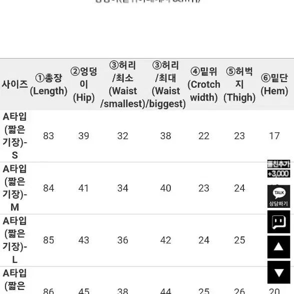 부츠컷 청바지 캔마트  S