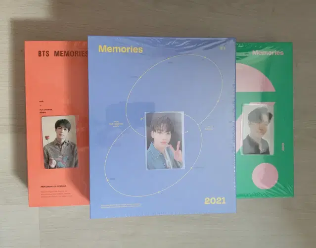 미개봉급 방탄 진 제이홉 정국 2019 2020 2021 메모리즈