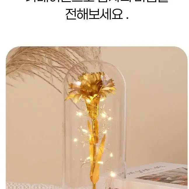 LED 카네이션 인테리어 램프 무드등 새상품