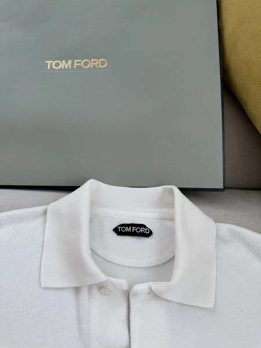 Tom Ford Terry Polo PK Vahn Tee Size 52