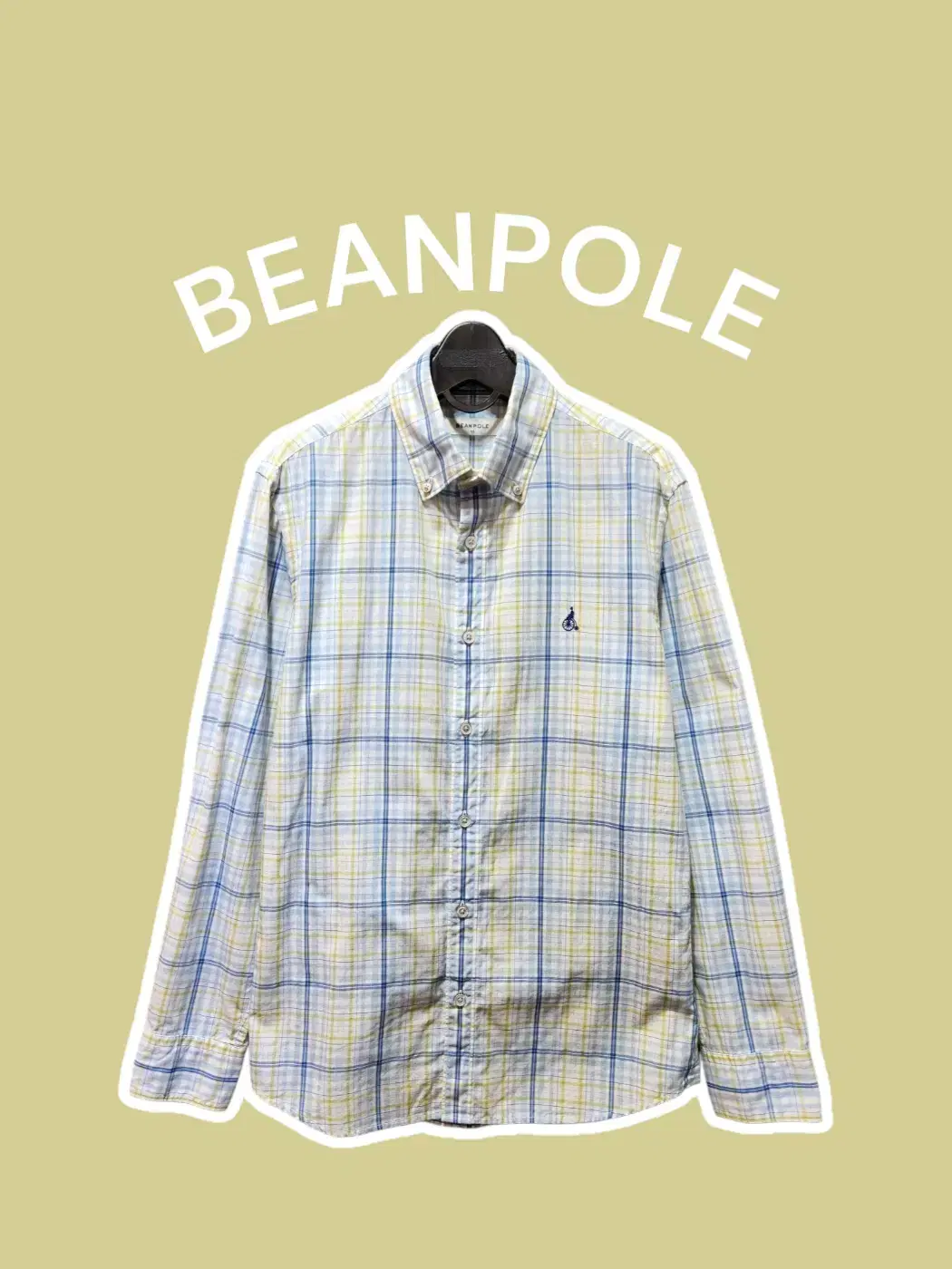 [95] BEANPOLE 빈폴 체크 면셔츠 / BC6364