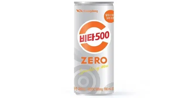 광동 비타500 제로 스파클링 190ml 60캔 비타오백