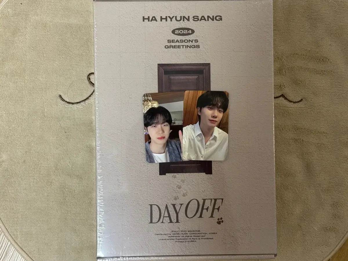 Ha Hyun-Sang 2024 season's greetings unreleased photocard WTS