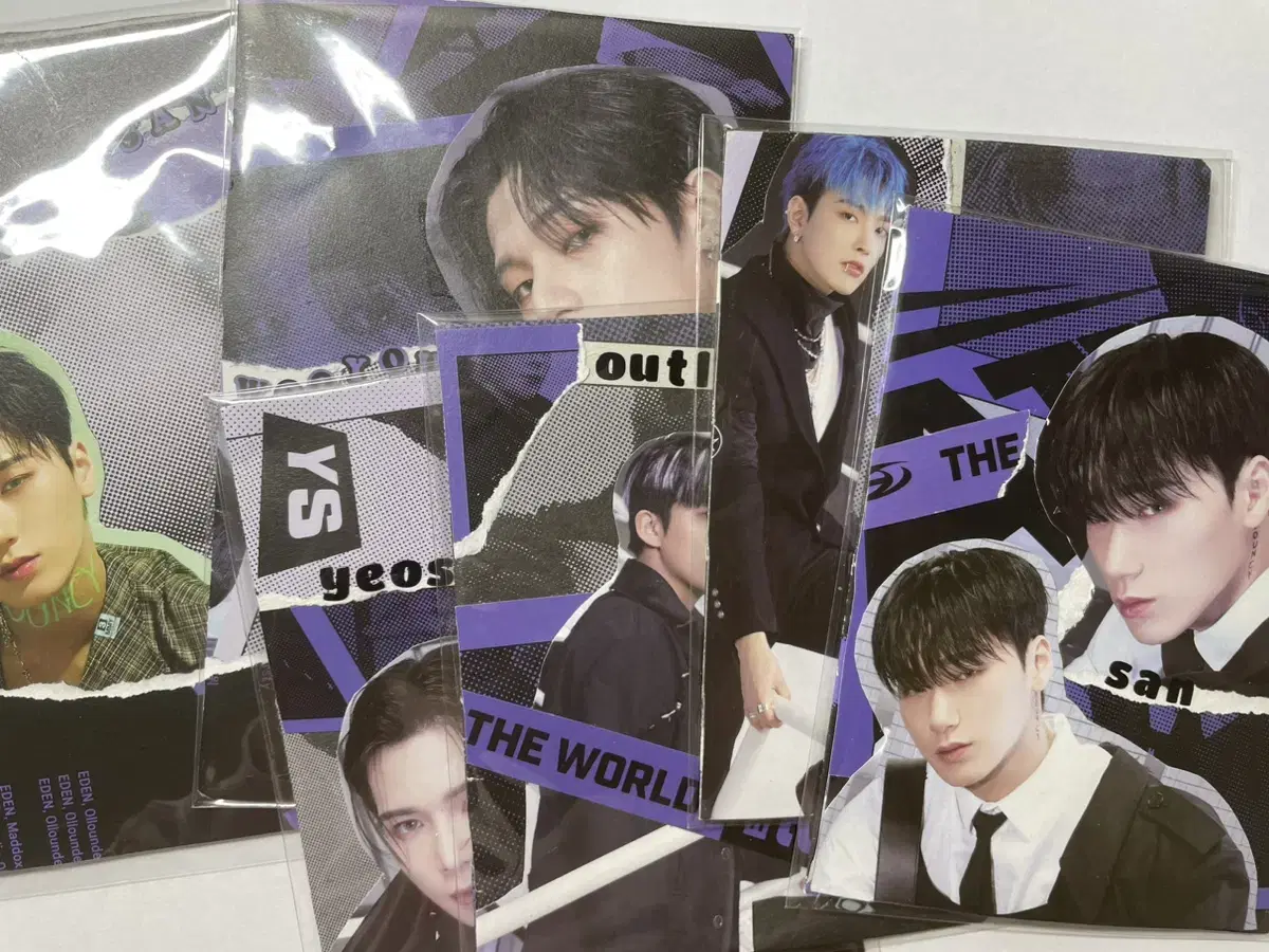 Ateez Outlaw album sells handmade photocard bags for packaging scrap bags