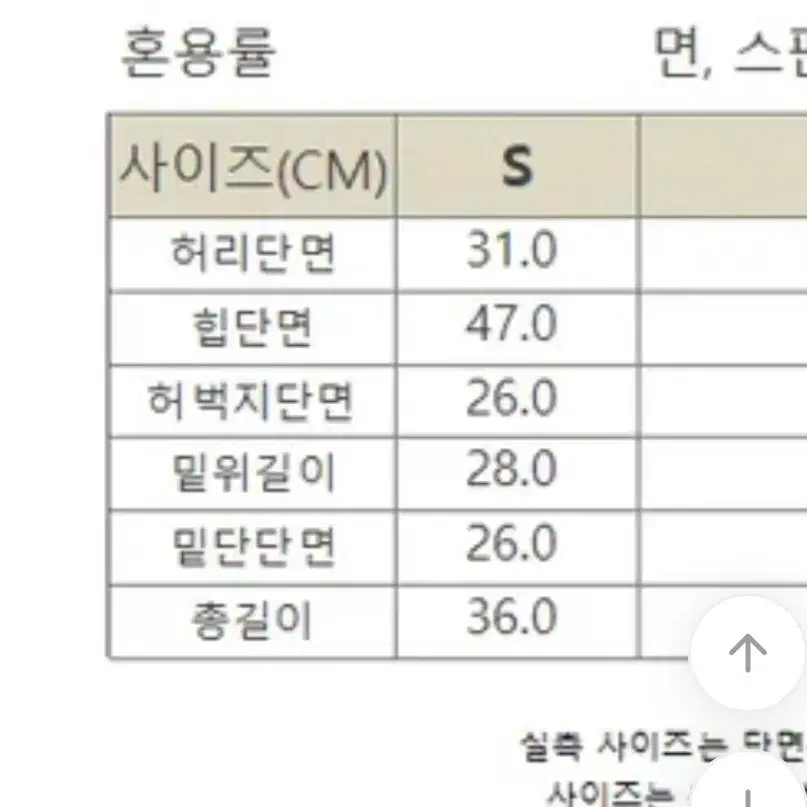 하이웨스트 3부 면스판 반바지 숏팬츠 봄신상 (새상품급)