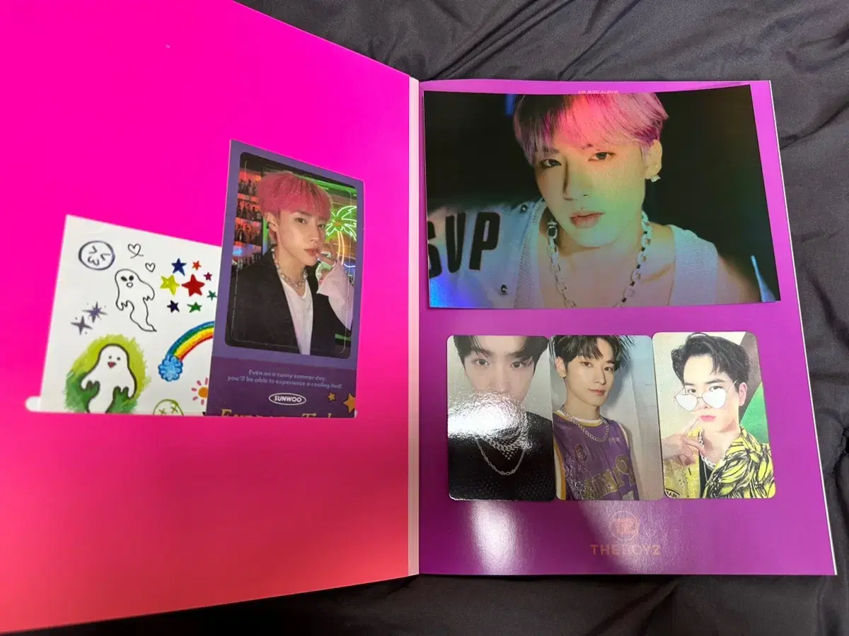 The Boyz photocard THRILL-ING thrill ride of an album.