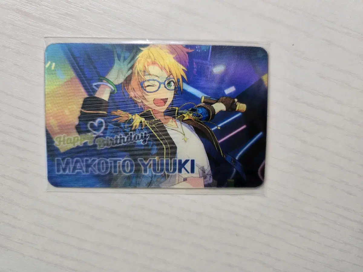 Makoto birthday Memorial Moffon Cafe Lenticular