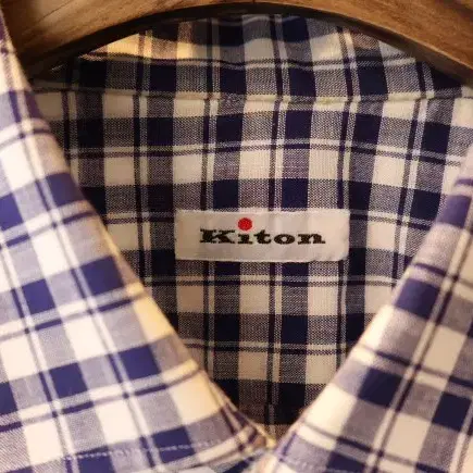 Kiton/키톤/드레스셔츠/체크/네이비/40