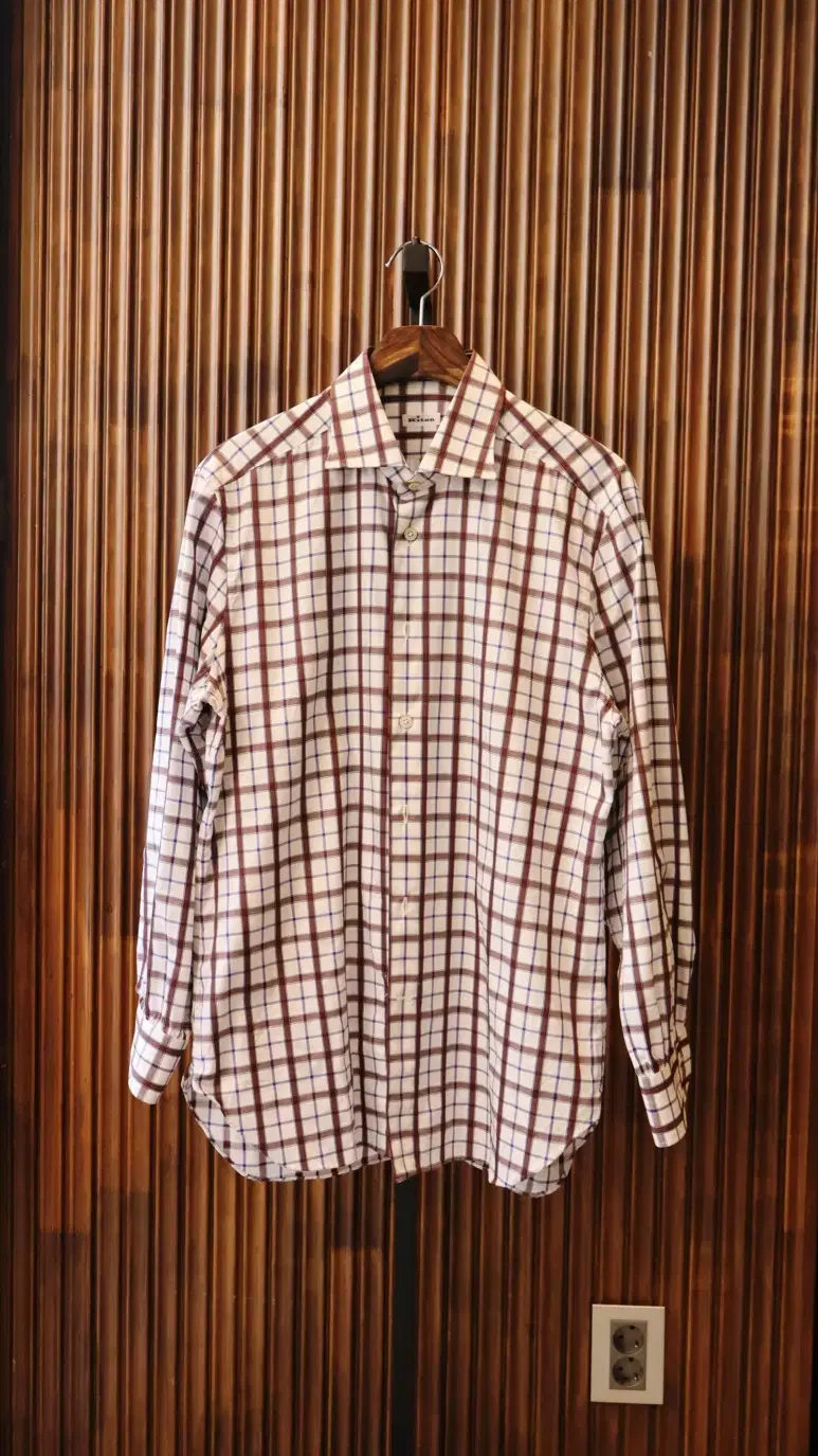 Kiton/Kiton/Dress Shirt/Brown&Navy/41