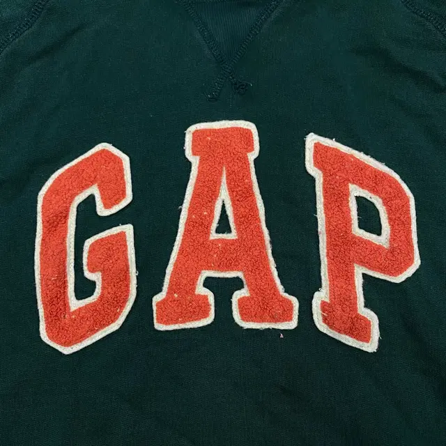 Gap 스펠아웃 빅로고 카키 후드티