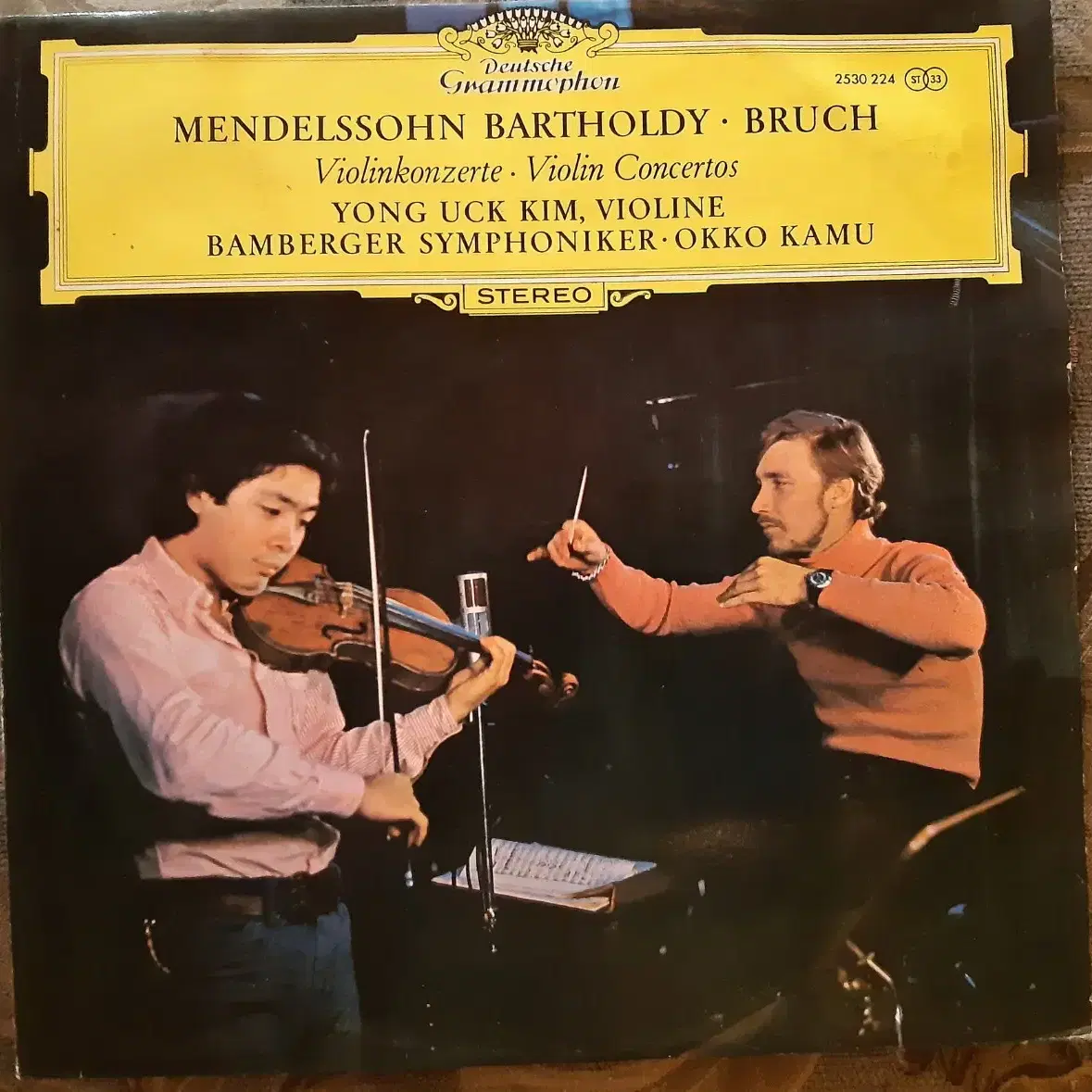 김영욱 Mendelssohn Bruch 성음 lp