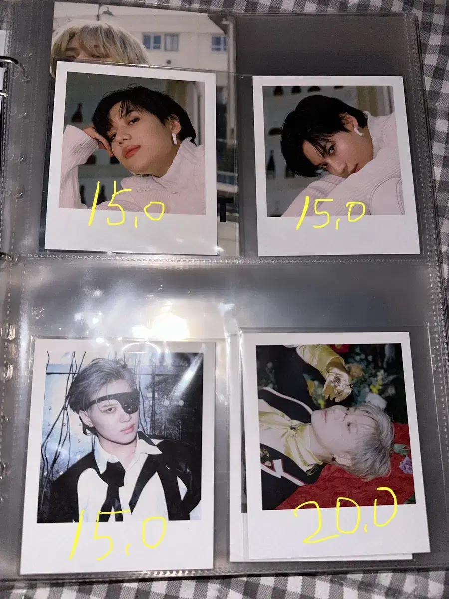 SHINee shinee taemin Criminal Idea Events polaroid photocard WTS