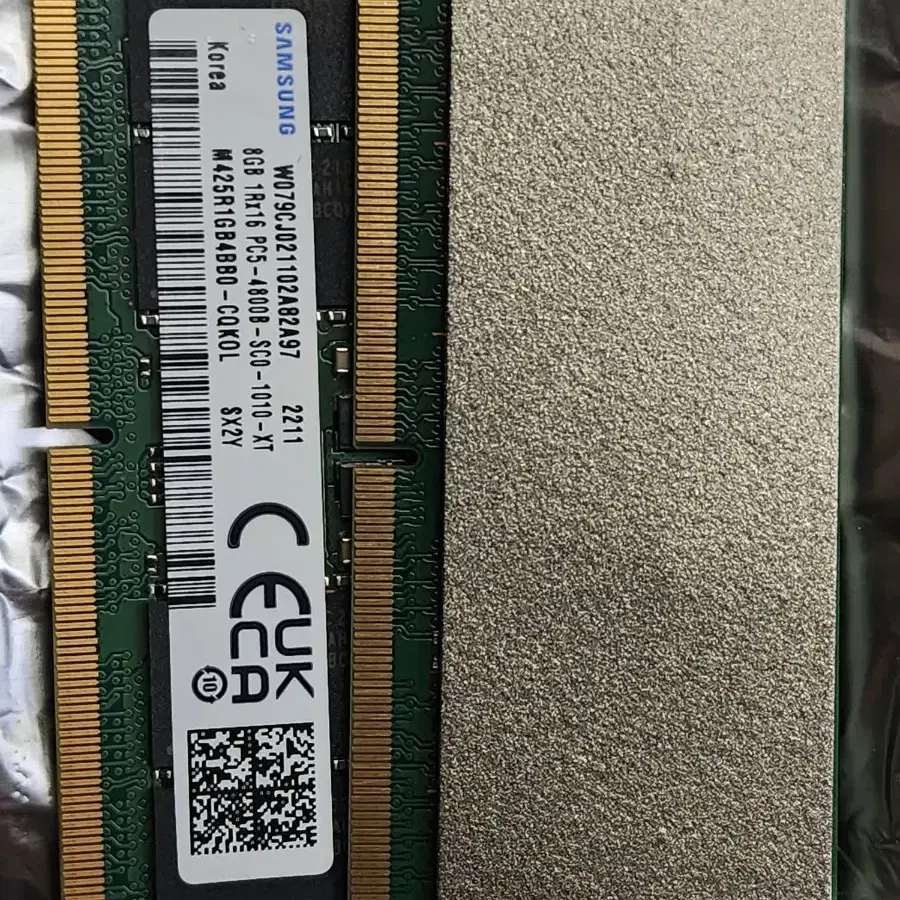 노트북 RAM 8g(ddr5) 2개