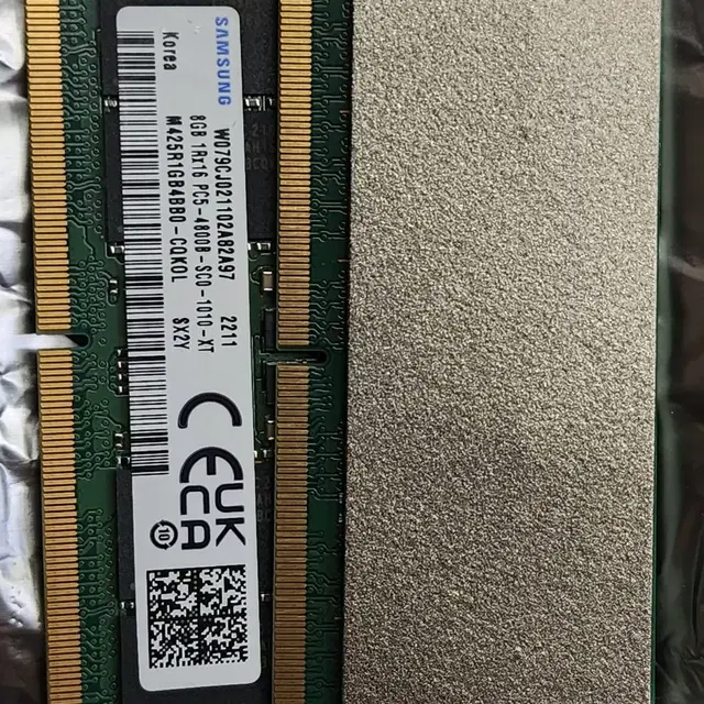 노트북 RAM 8g(ddr5) 2개