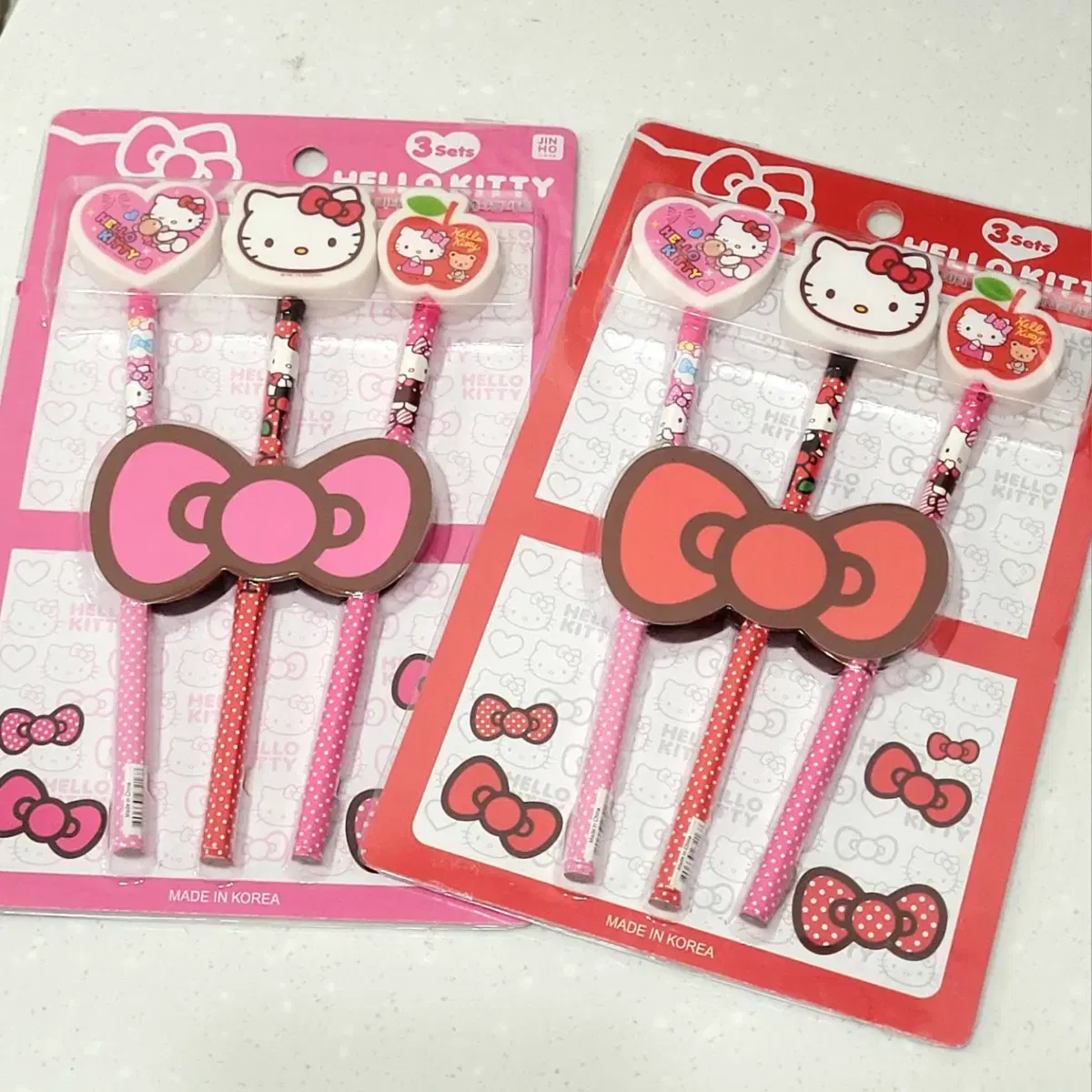 Antique Hello Kitty Pencil Eraser Set