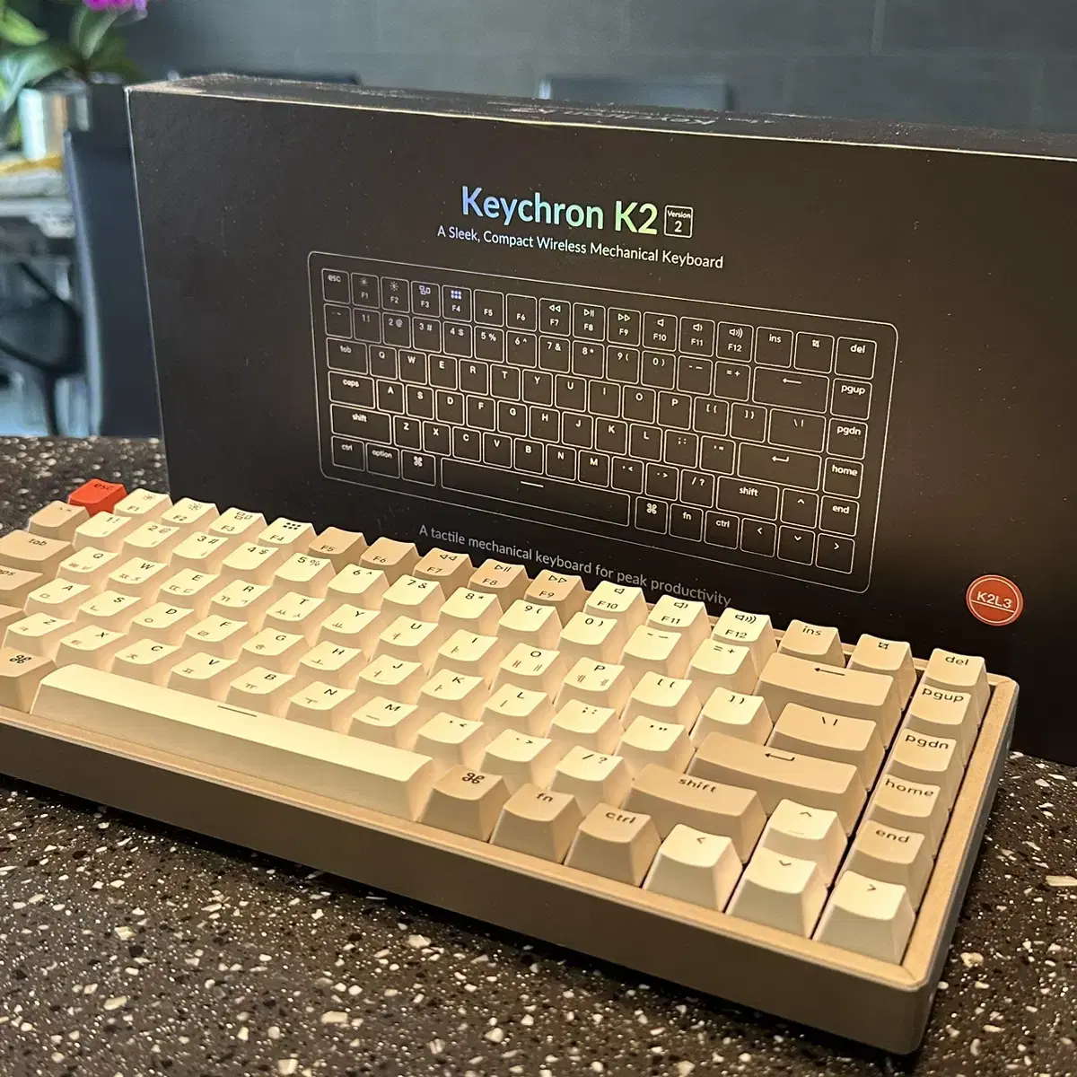 키크론 k2 레트로 v2 갈축 무선 keychrone k2 retro