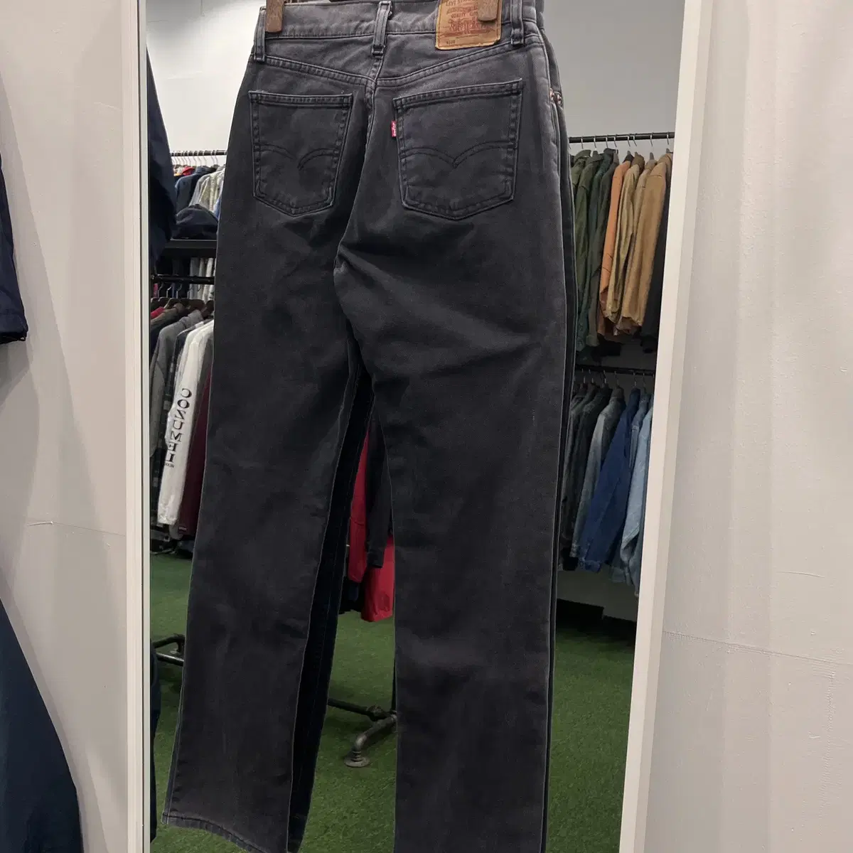 00s Levis 리바이스 508 흑청 데님 팬츠