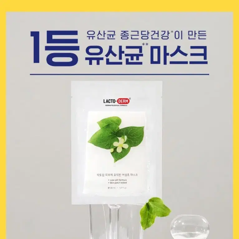 종근당 락토덤 어성초 진정 마스크팩 10매