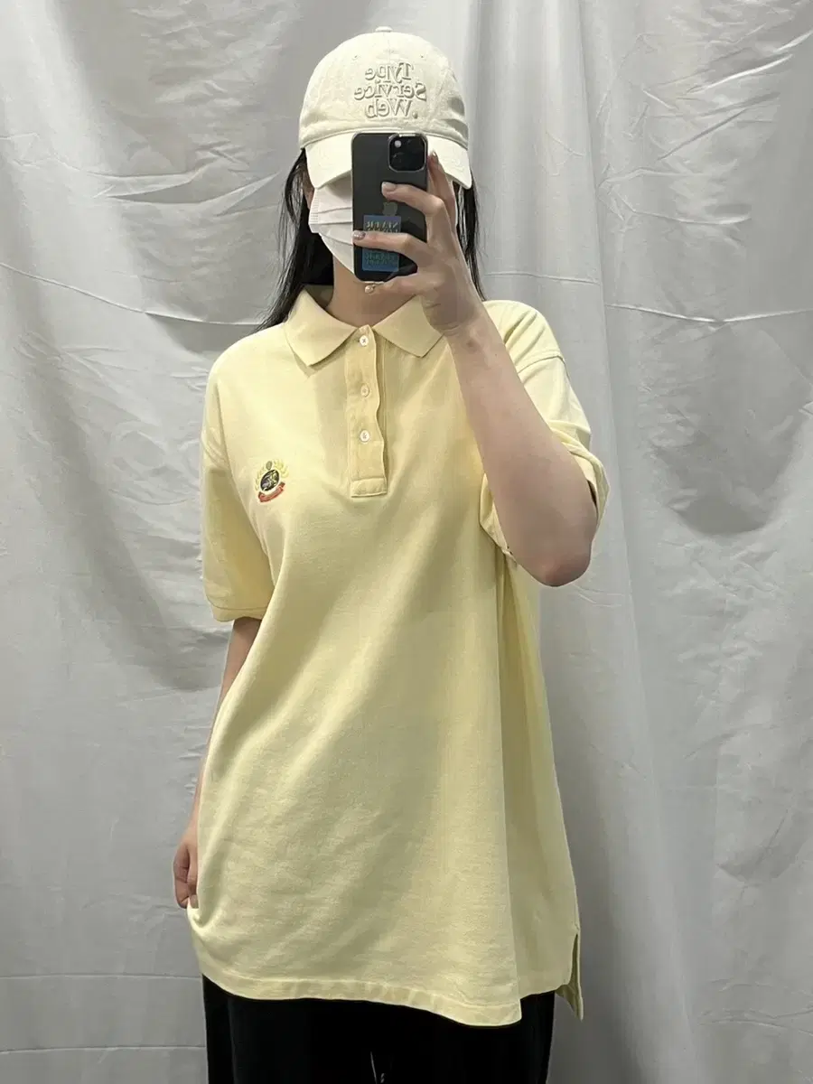 Burberry Light Yellow Emblem Logo Short Sleeve Karati M