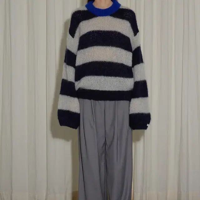 엔오르 enor 스트라이프 니트 KIDMOHAIR STRIPE